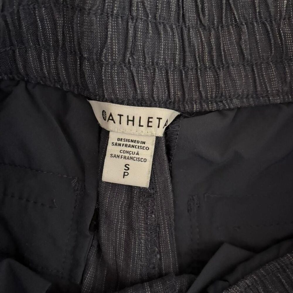 Athleta Women's Blue and Navy Trousers - Picture 3 of 4